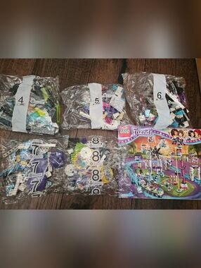 LEGO FRIENDS 41130 Amusement Park Roller Coaster Sealed Bag 4 5 6 7 8 And Manual